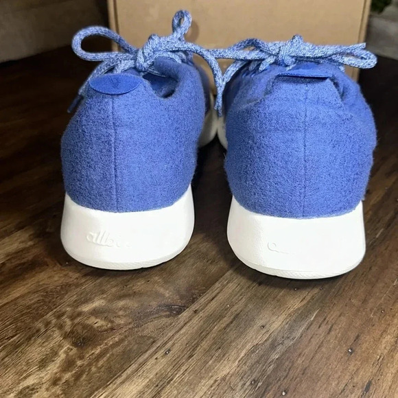 allbirds wool runners sneakers shoes blue color size 11 men GUC - Picture 5 of 8